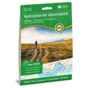 Hallingskarvet Nasjonalpark Topo 3000