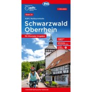 24 Cykelkarta Tyskland Schwarzwald-Oberrhein 1:150.000