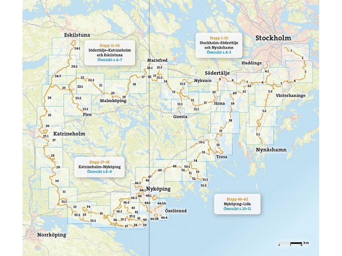 Sörmlandsleden Kartatlas Sörmlandsleden Kartatlas