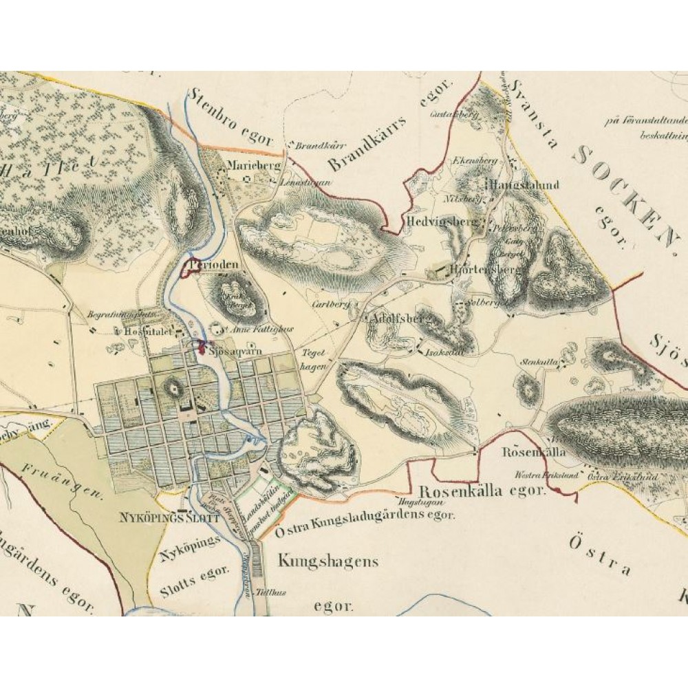 Köp Nyköping 1857 med snabb leverans - Kartbutiken.se