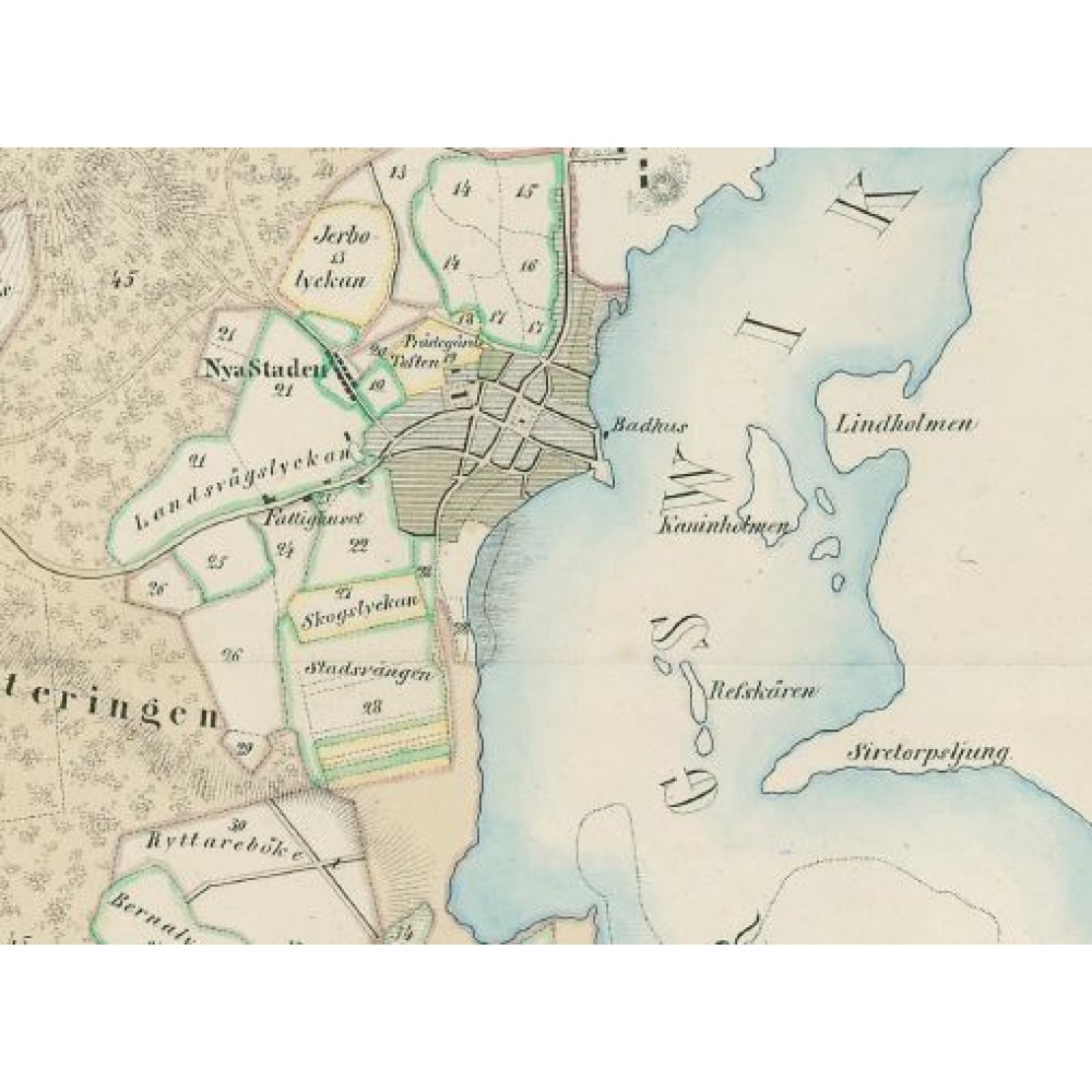 Köp Sölvesborg 1854 med snabb leverans - Kartbutiken.se