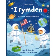 I rymden: pysselbok med klistermärken