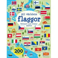 All världens flaggor: faktabok med klistermärken