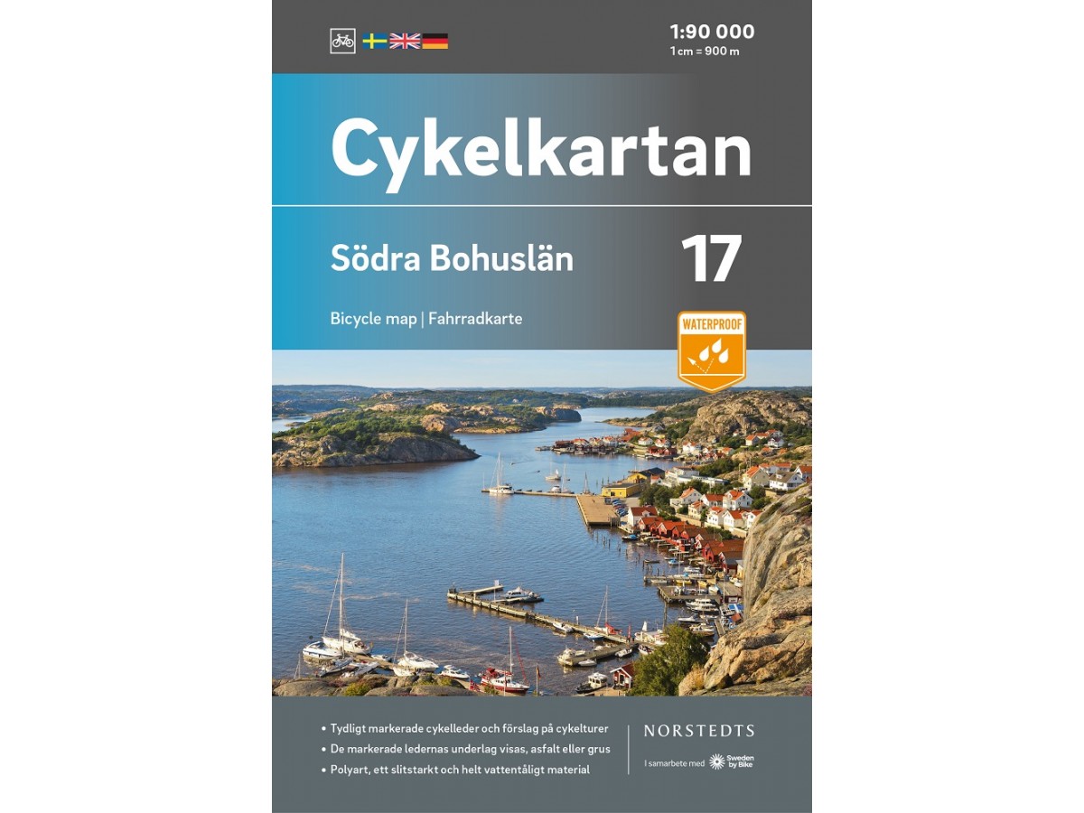 Köp Cykelkartan 17 Södra Bohuslän med snabb leverans - Kartbutiken.se