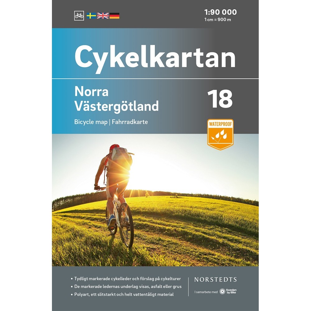 Cykelkartan 18 Norra Västergötland