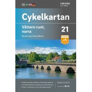 Cykelkartan 21 Vättern runt - Norra
