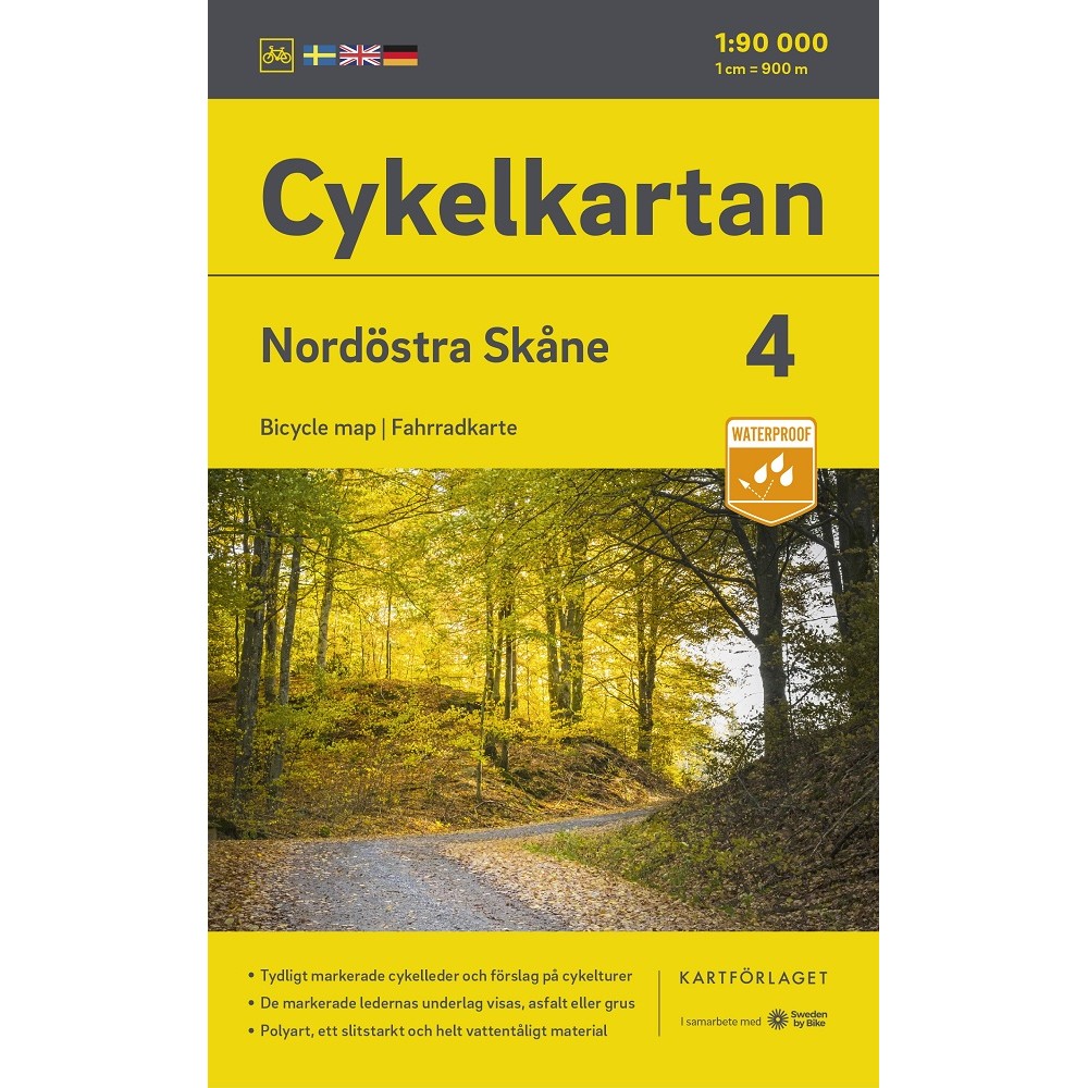 Cykelkartan 4 Nordöstra Skåne