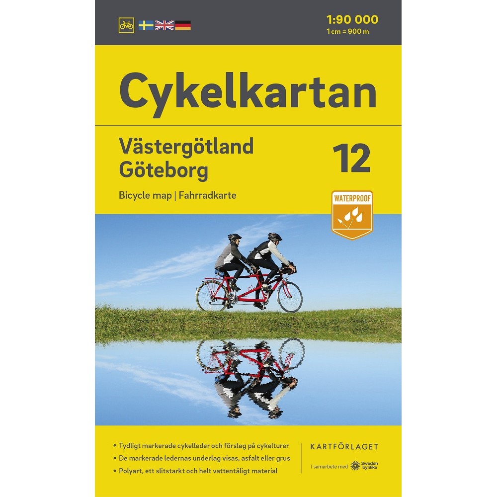 Cykelkartan 12 Västergötland/Göteborg