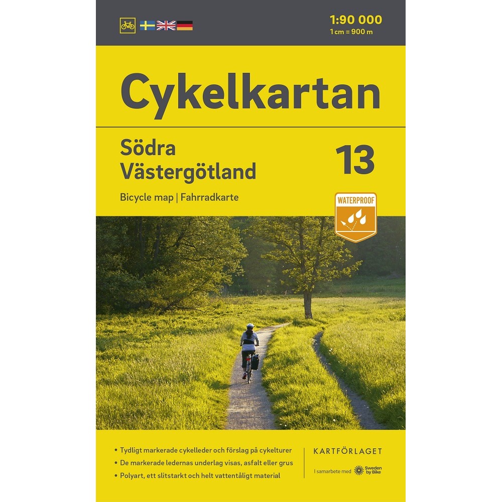 Cykelkartan 13 Södra Västergötland