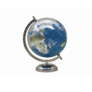 Globe Blue and Silver 20 cm