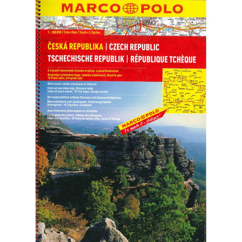 Köp Tjeckien atlas Marco Polo med snabb leverans ...