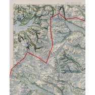 Abisko-Kebnekaise-Sarek väggkarta Mapbits