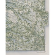 Abisko-Kebnekaise-Sarek väggkarta Mapbits