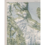 Årefjällen översiktkarta väggkarta Mapbits