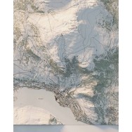 Åreskutan fjäll 40x50cm Mapbits