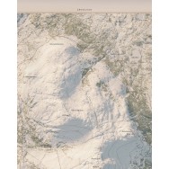 Åreskutan fjäll 40x50cm Mapbits
