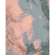 Åreskutan fjäll 40x50cm Mapbits