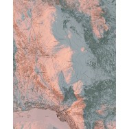 Åreskutan fjäll 40x50cm Mapbits