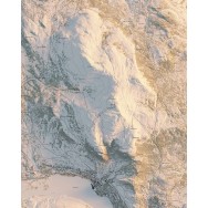 Åreskutan fjäll 40x50cm Mapbits