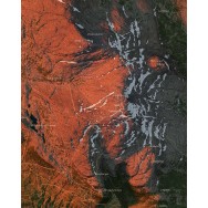 Åreskutan natur 40x50cm Mapbits