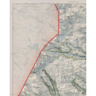 Arjeplogsfjällen väggkarta Mapbits