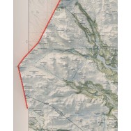 Arjeplogsfjällen väggkarta Mapbits