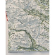 Arjeplogsfjällen väggkarta Mapbits