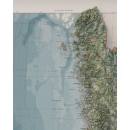 Bohusläns Skärgård väggkarta Mapbits