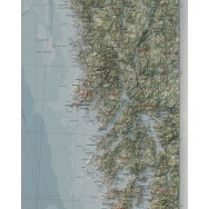 Bohusläns Skärgård väggkarta Mapbits