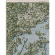 Dalarö - Nynäshamn väggkarta Mapbits