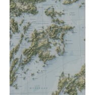 Dalarö - Nynäshamn väggkarta Mapbits