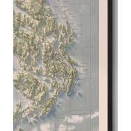 Djurö och Vindö 40x50cm Mapbits