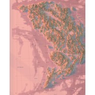 Djurö och Vindö 40x50cm Mapbits
