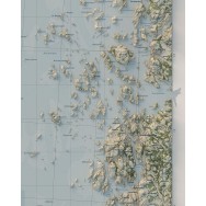Fjällbacka Skärgård väggkarta Mapbits