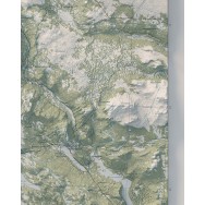 Funäsfjällen väggkarta Mapbits