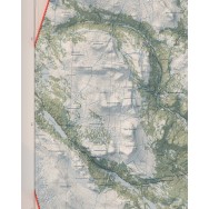 Funäsfjällen väggkarta Mapbits