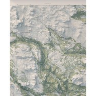 Funäsfjällen väggkarta Mapbits