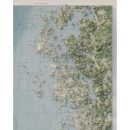 Grebbestad Skärgård väggkarta Mapbits