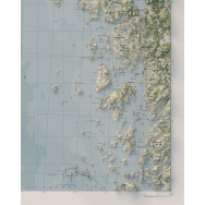 Grebbestad Skärgård väggkarta Mapbits