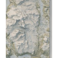 Hemavan - Tärnaby väggkarta Mapbits