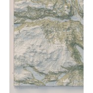 Hemavan - Tärnaby väggkarta Mapbits