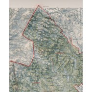 Jämtlands län väggkarta Mapbits