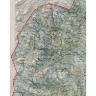 Jämtlands län väggkarta Mapbits