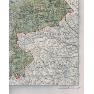 Jämtlands län väggkarta Mapbits
