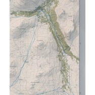 Jämtlandstriangeln väggkarta Mapbits