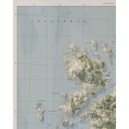 Kosteröarna väggkarta Mapbits