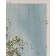 Kosteröarna väggkarta Mapbits