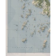 Kosteröarna väggkarta Mapbits