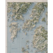 Lysekils Skärgård väggkarta Mapbits