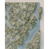 Lysekils Skärgård väggkarta Mapbits